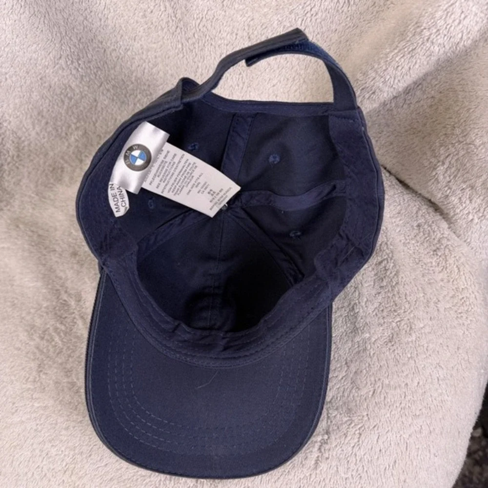 Genuine BMW Hat Youth Strap Back‎ Adjustable Navy Cap